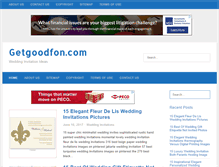 Tablet Screenshot of getgoodfon.com